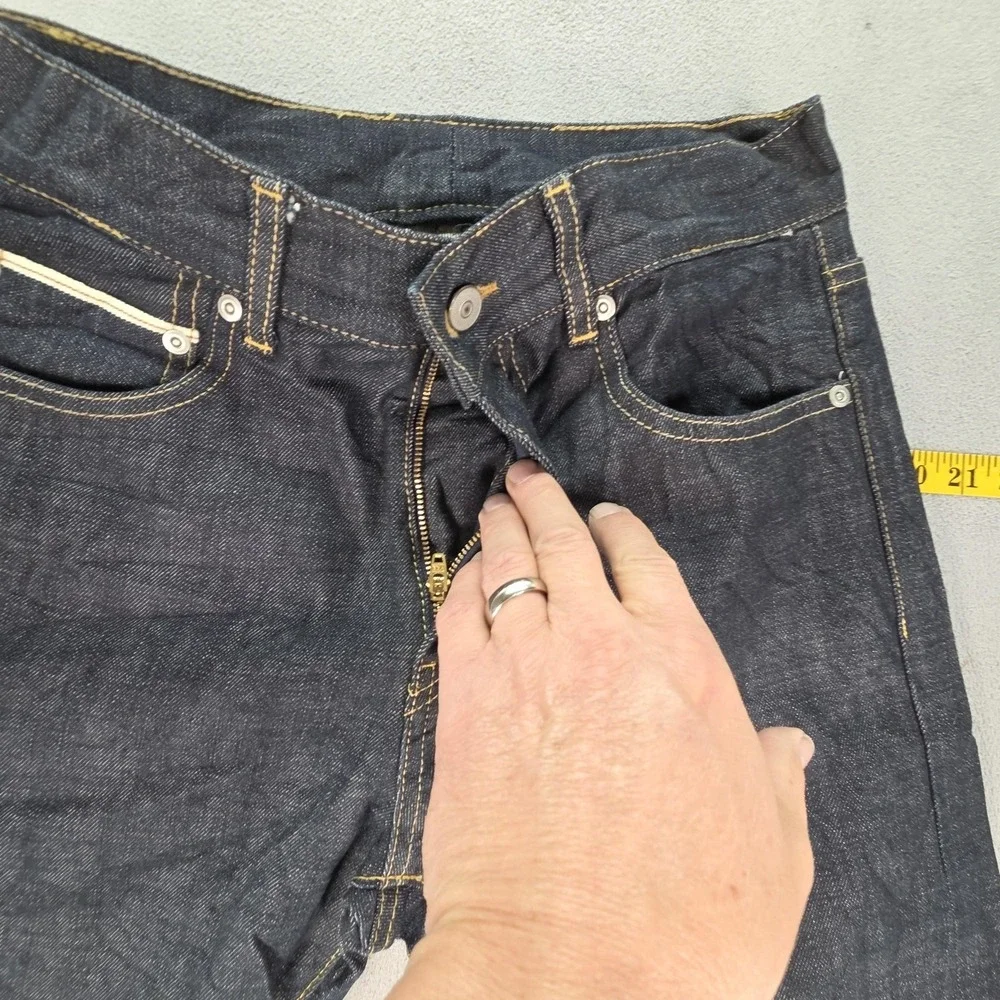 Uniform Bridge Jeans Womens Selvedge High Rise Slim Straight Fits‎ 26x29